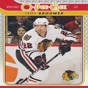 Troy Brouwer - 2009/2010 O Pee Chee Hockey Card